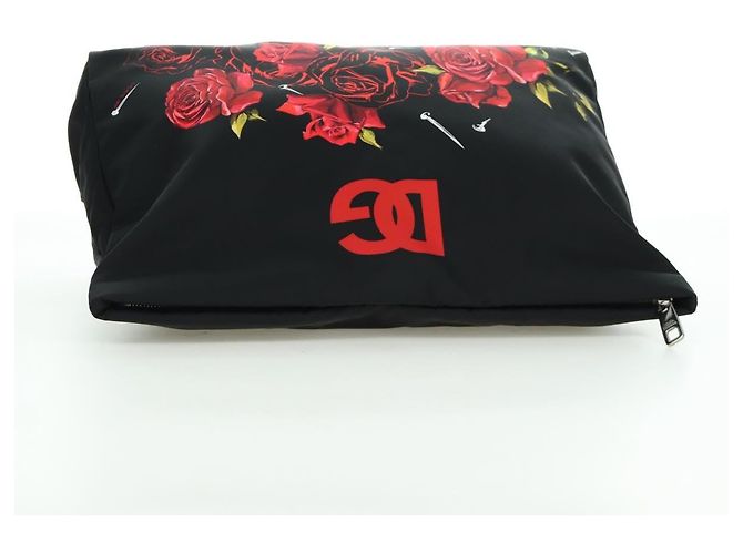 Dolce & Gabbana DOLCE&GABBANA D&G x Jujutsu Kaisen Borsa Nobara Nylon Nero Argento Auth 167127SM - vista 5
