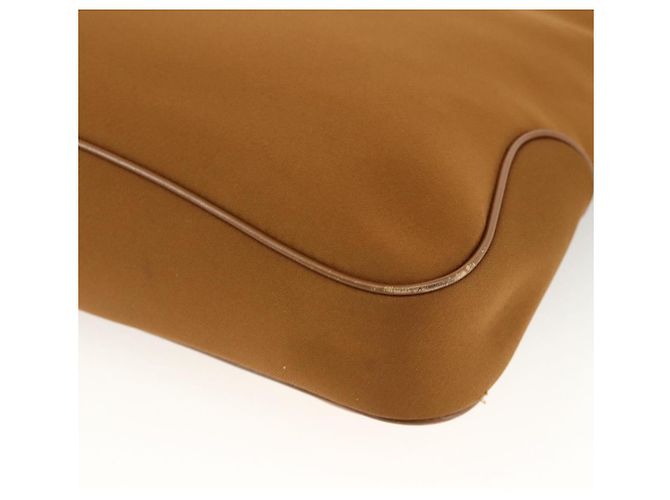Borsa a Spalla Salvatore Ferragamo Nylon Marrone Argento Autentica BA11638 - vista 15
