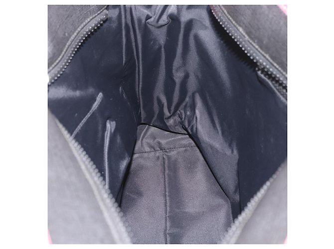 Borsa Tote in PVC Nera GUCCI 162785 Auth ka3368 Nero - vista 22