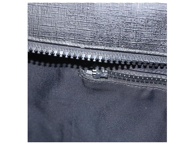 Borsa Tote in PVC Nera GUCCI 162785 Auth ka3368 Nero - vista 23