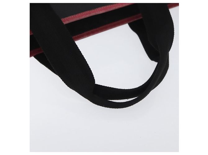 Borsa Tote in PVC Nera GUCCI 162785 Auth ka3368 Nero - vista 8