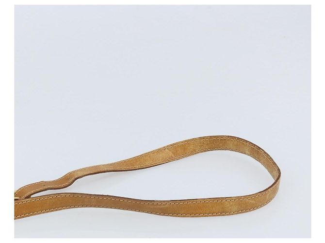 Céline Borsa a Spalla in Tela Macadam CELINE in Pelle PVC Avorio Oro Auth LNZ709 D'oro Crudo - vista 8