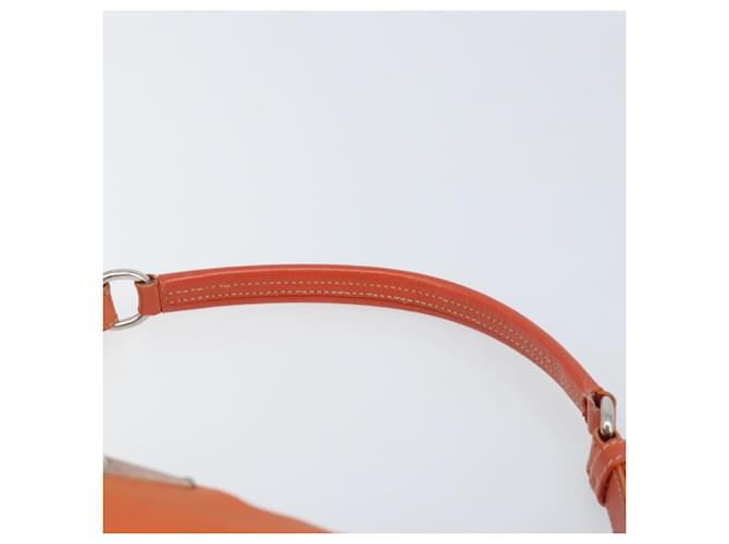 PRADA Schultertasche Nylon Orange Silber Auth ARZ559A - Ansicht 14