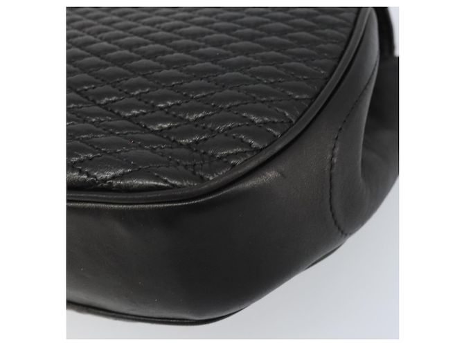 BALLY Borsa a Spalla a Catena Pelle Nera Oro Auth YKZ154A Nero D'oro - vista 15