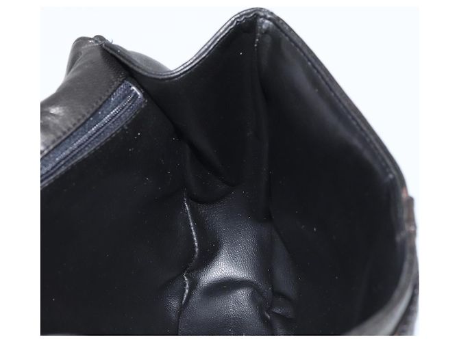 BALLY Borsa a Spalla a Catena Pelle Nera Oro Auth YKZ154A Nero D'oro - vista 19