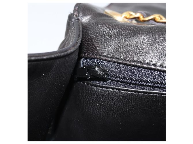 BALLY Borsa a Spalla a Catena Pelle Nera Oro Auth YKZ154A Nero D'oro - vista 21