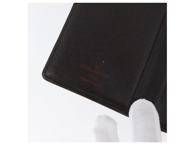 LOUIS VUITTON Cubierta de Planificador Diario Damier Ebene PM R20700 LV Auth SW2194 - vista 18