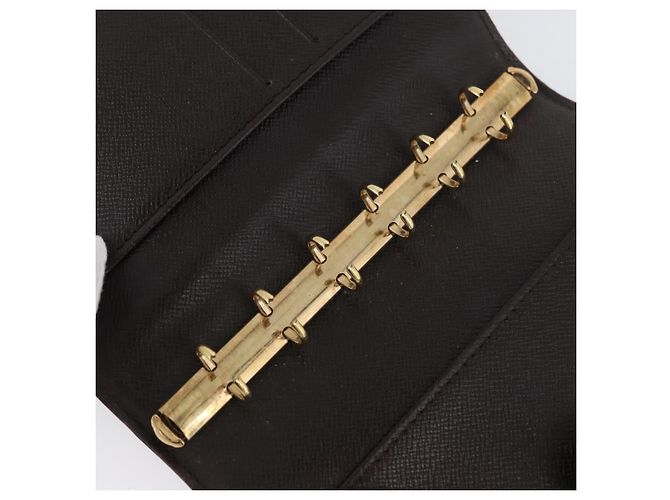 LOUIS VUITTON Cubierta de Planificador Diario Damier Ebene PM R20700 LV Auth SW2194 - vista 19