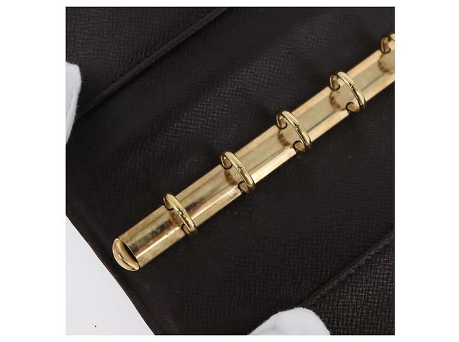LOUIS VUITTON Cubierta de Planificador Diario Damier Ebene PM R20700 LV Auth SW2194 - vista 20