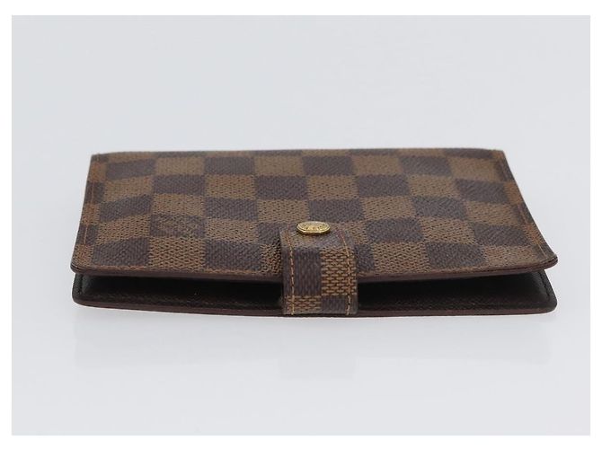 LOUIS VUITTON Cubierta de Planificador Diario Damier Ebene PM R20700 LV Auth SW2194 - vista 3
