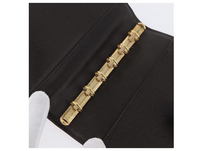 LOUIS VUITTON Cubierta de Planificador Diario Damier Ebene PM R20700 LV Auth SW2194 - vista 9