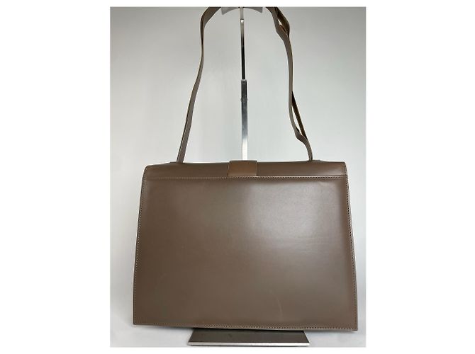 Vintage Gucci Leder Schultertasche Braun - Ansicht 12