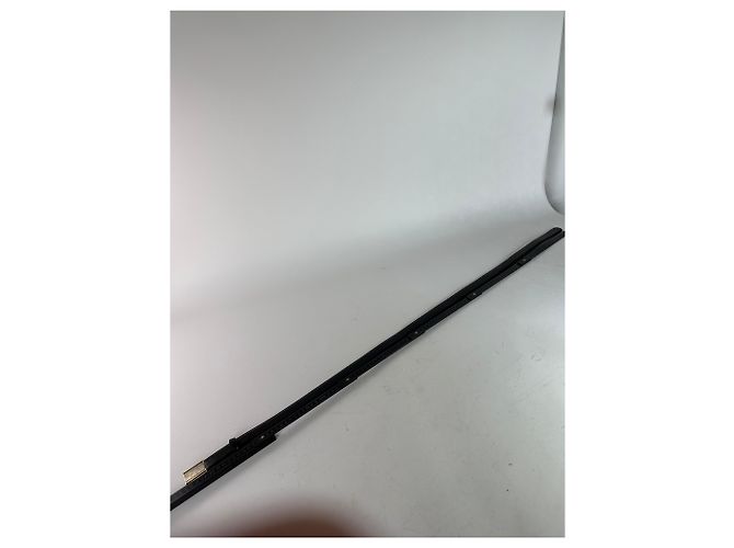 Dior Vintage Burberry Snake Emblossed Leather Belt Black - view 8