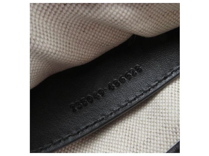 Borsa a mano/spalla in pelle matelassé GG di GUCCI Nero - vista 11