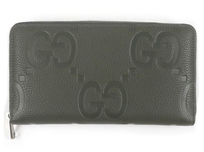 Gucci Khaki Leather Long Wallet - view 2