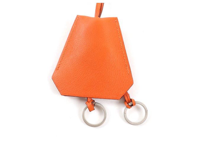 Ring Lederhalskette Hermès Margiela Era Orange - Ansicht 6