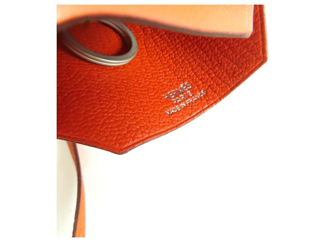 Ring Lederhalskette Hermès Margiela Era Orange - Ansicht 7