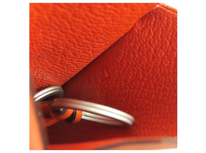 Ring Lederhalskette Hermès Margiela Era Orange - Ansicht 8