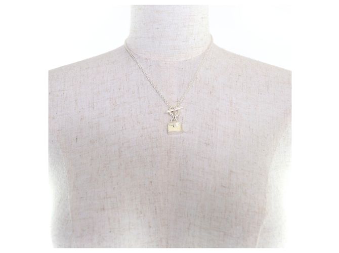 Colar Amulette Kelly da Hermès Prata - vista 4