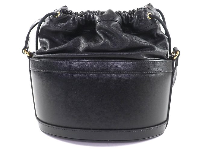 Borsa a Spalla in Pelle Horsebit Gucci Nero - vista 3