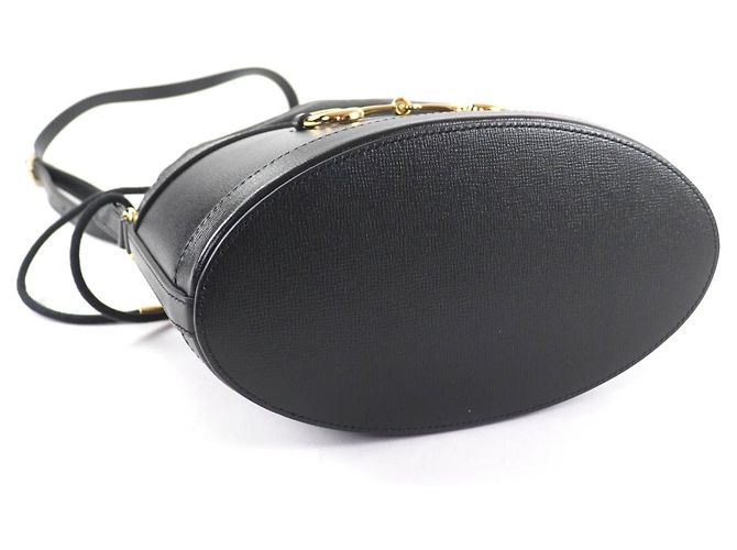 Borsa a Spalla in Pelle Horsebit Gucci Nero - vista 4