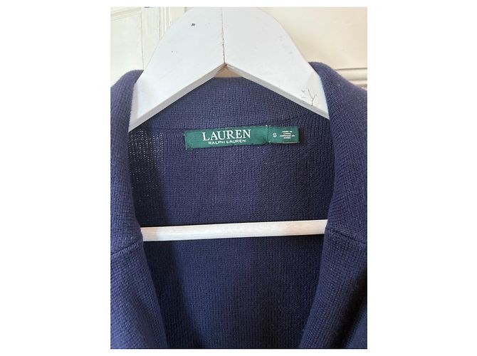 Ralph Lauren Blazer marino de algodón con parche Azul marino - vista 7