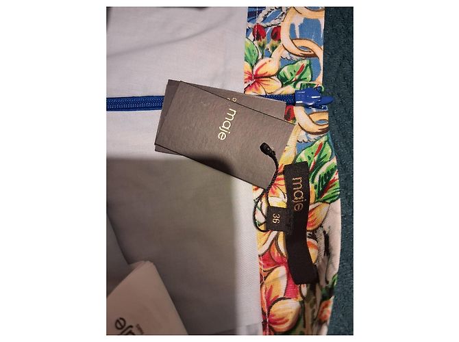 Maje Blumenmuster Shorts Blau Mehrfarben - Ansicht 5