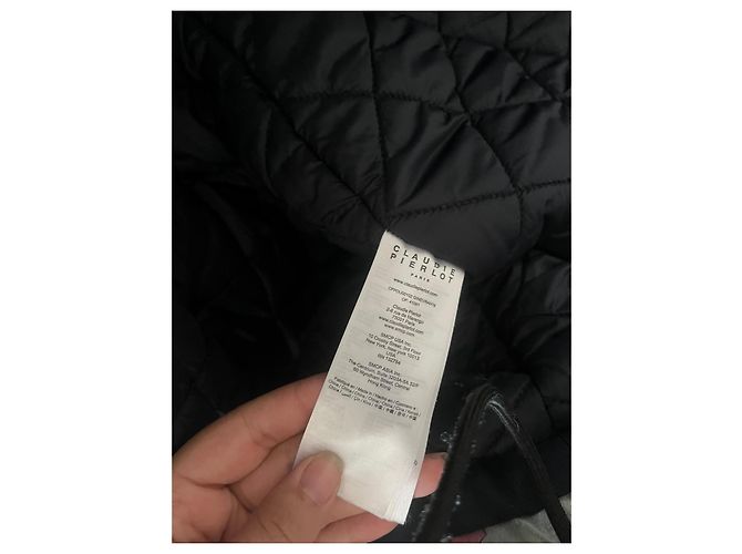 Giacca Lunga Blu Marino Claudie Pierlot Blu scuro - vista 10