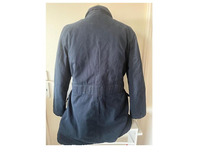 Giacca Lunga Blu Marino Claudie Pierlot Blu scuro - vista 8