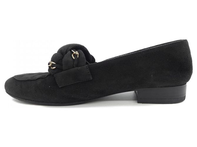 Timeless Chanel G32955 Lederschuhe Schwarz - Ansicht 2