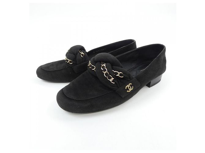 Timeless Chanel G32955 Lederschuhe Schwarz - Ansicht 3