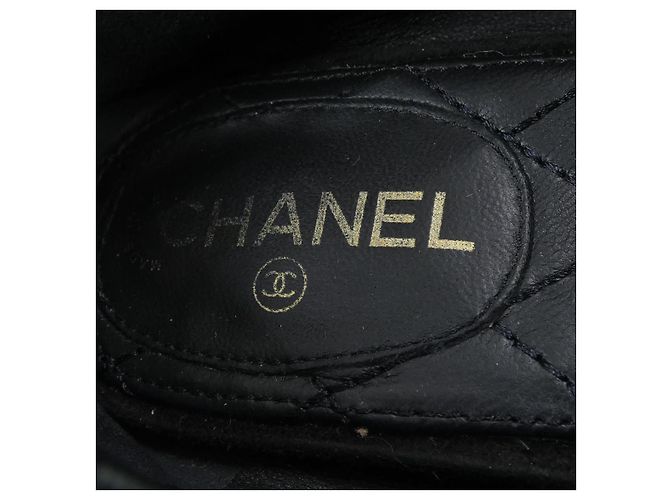 Timeless Chanel G32955 Lederschuhe Schwarz - Ansicht 6