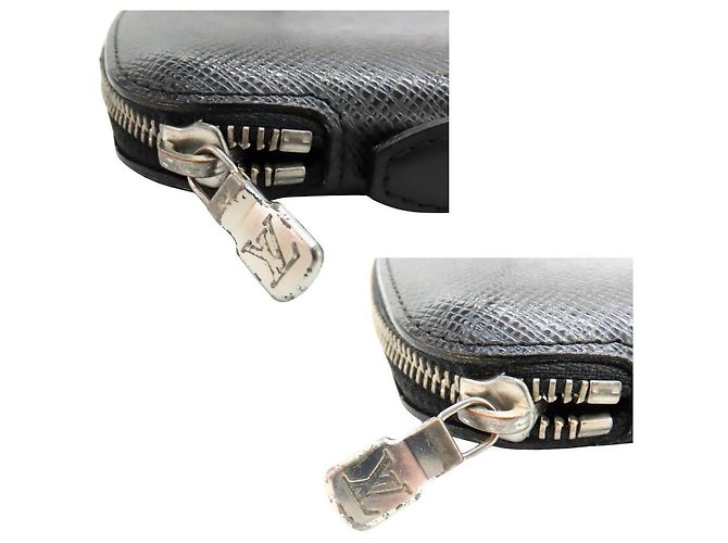 Cartera larga Organizer Atoll Taiga Louis Vuitton Negro - vista 6