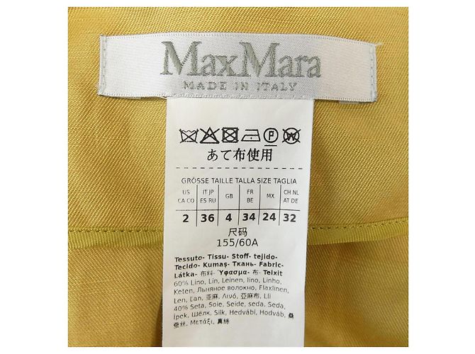 Gonna Max Mara Giallo - vista 3