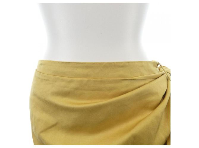 Gonna Max Mara Giallo - vista 4
