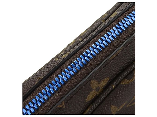 Marsupio Monogram Pacific di Louis Vuitton Marrone Blu - vista 11