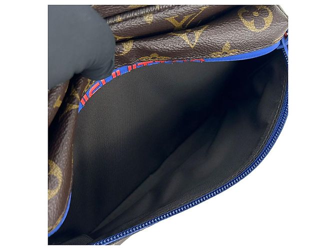 Marsupio Monogram Pacific di Louis Vuitton Marrone Blu - vista 17