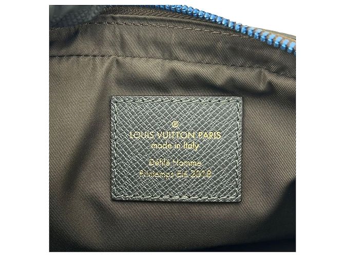 Marsupio Monogram Pacific di Louis Vuitton Marrone Blu - vista 18