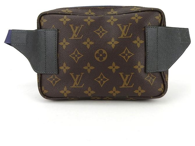 Marsupio Monogram Pacific di Louis Vuitton Marrone Blu - vista 3
