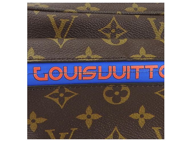 Marsupio Monogram Pacific di Louis Vuitton Marrone Blu - vista 5