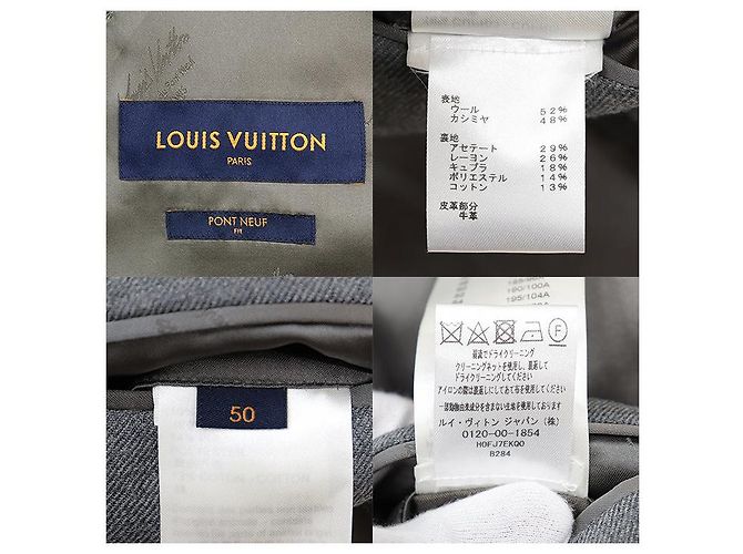 Giacca in Lana e Cashmere PONT NEUF FIT Louis Vuitton Marrone - vista 10