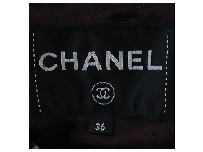 Chaqueta sin cuello METIERS D'ART de Chanel Roja - vista 4