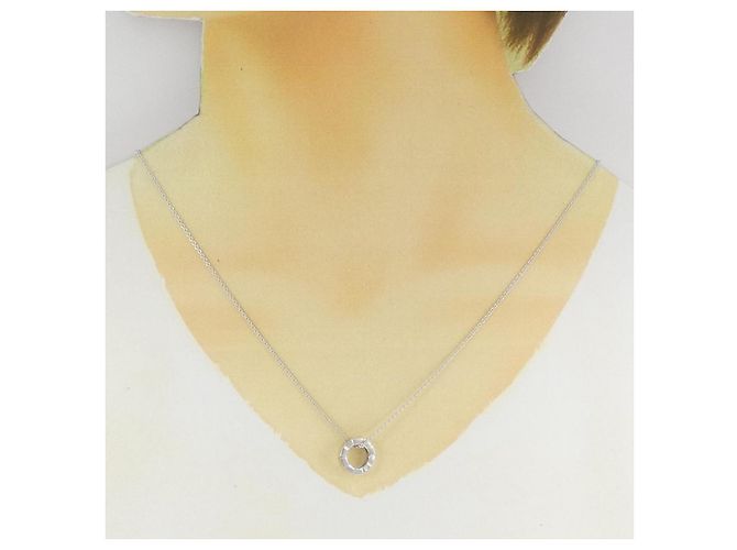 Autre Marque Collana Pola in oro bianco Au750 e diamanti Argento - vista 6