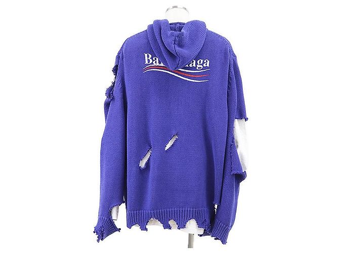 Everyday Sudadera de algodón UNIFIT de Balenciaga Azul - vista 4