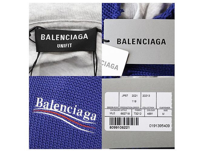 Everyday Sudadera de algodón UNIFIT de Balenciaga Azul - vista 9