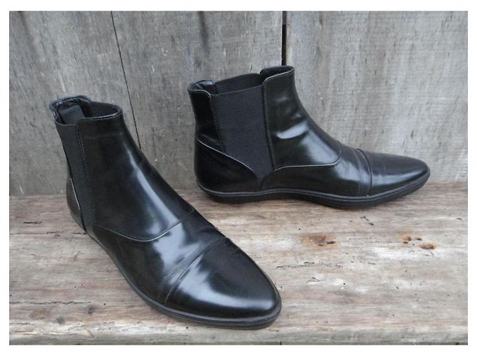 Stivaletti Hogan Beatles in pelle nera Nero - vista 2