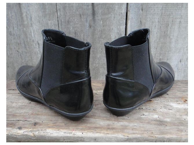 Stivaletti Hogan Beatles in pelle nera Nero - vista 4