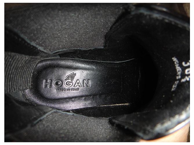 Stivaletti Hogan Beatles in pelle nera Nero - vista 7