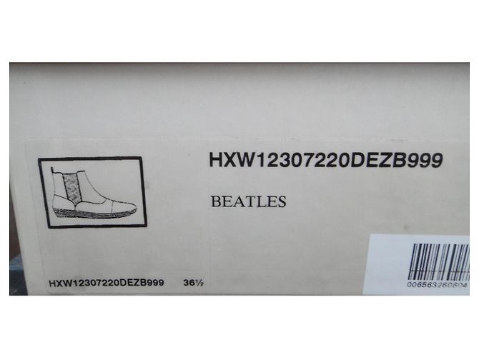 Stivaletti Hogan Beatles in pelle nera Nero - vista 9