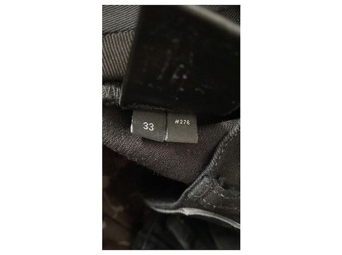 Jeans Amiri neri con serpenti e strappi Nero - vista 8